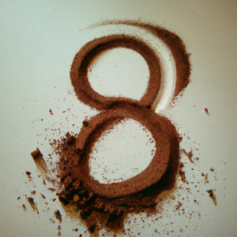 Broj 8 u šolji kafe – značenje i simbol